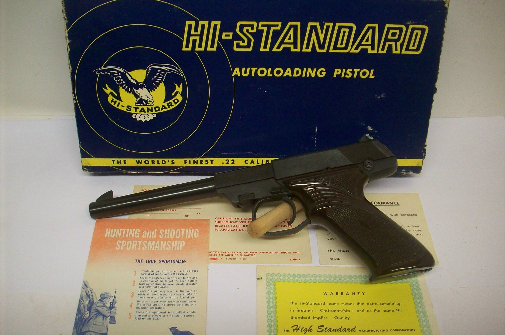 High Standard Dura-matic Model M-101 Pistol Parts